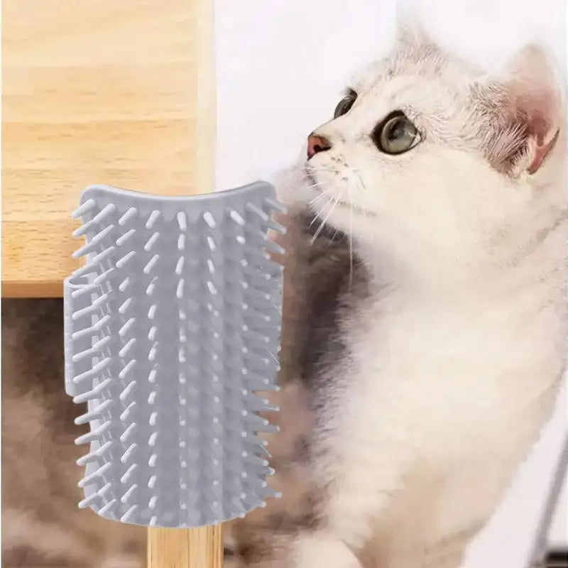 Cat Self Groomer High Elasticity Self Cleaning Tickling Comb Pet Brush Pet Hair Cleaner Brush With Round-Head Comb Teeth For