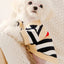 Autumn Winter Dog Clothes Chihuahua Bichon Pet Dog Sweater Soft Striped Cardigan Coat Puppy Warm Knitted Jacket Dog Girl Costume