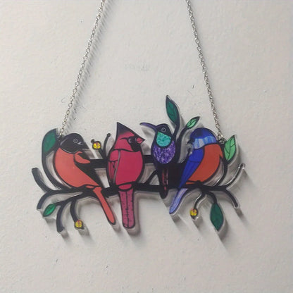 1pc Home Decoration Pendants, Bird Pendants, Decorative Bird Flock Series Ornaments