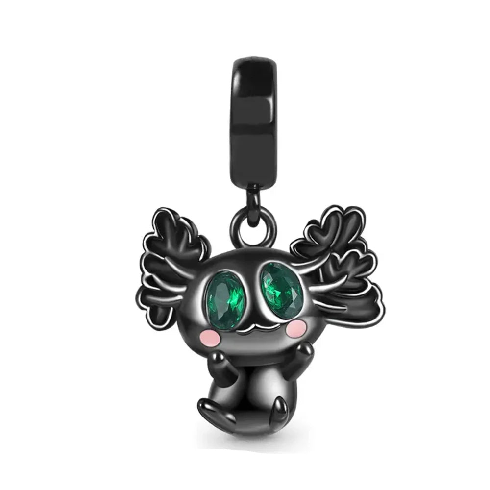 New 925 Silvering Disney Cute Bird Tiger Duck Dog Rabbit Salamander Charm Bead fit Original Bracelet Trinket DIY Women Jewelry