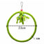 Rope Perches For Bird Cages Circle Rope Swing Easy Installation Natural Safe Soft Cotton Round Bird Swing For African Grey Macaw