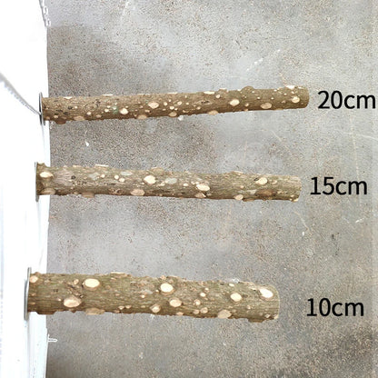 10/15/20cm Birds Accessories Equipment for Parrots Supplies Pet Raw Wood Tree Branch Stand Rack Perches Chew Bite Toys Stick