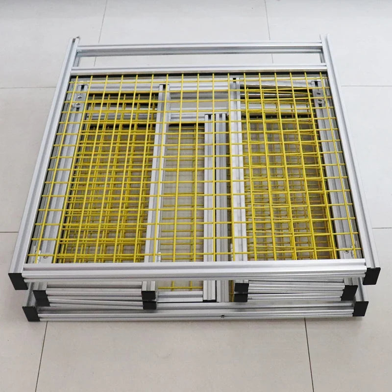 Langle Profile Dog Cage Cat Cage Folding House Pet Nest Aluminum Large Medium and Small Dog Thickened Iron Metal Solid CLASSICS