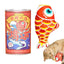 Flopping Fish Cat Toy Realistic Lucky Koi Electric Floppy Fish Toy For Cats Cat Enrichment Toys 300mAh Interactive Pet Supplies