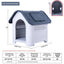 Plastic Dog Kennels Pet House with Door Modern Detachable Outdoor Indoor Waterproof Pet Houses