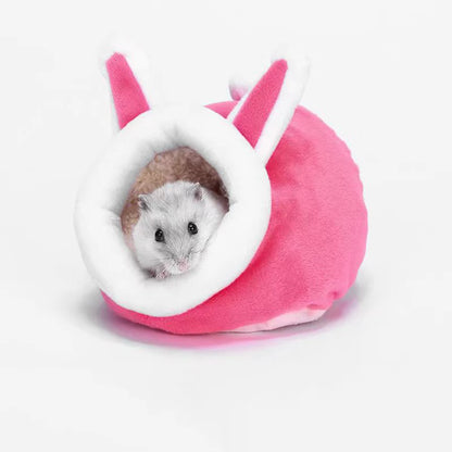 Winter Warm Hamster Cotton Nest Bird Parrot House Hammock  Bed House Toys Cage Hamster Small Animal Hideout Cave Pet Supplies