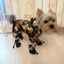 Dogs Raincoat Adjustable Puppy Dog Raincoat Waterproof 4 Legs Raincoat for Small Dogs Outdoor Pet Poncho with Reflective Strap