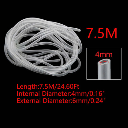 UXCELL Aquarium Flexible Pump Hose Oxygen Circulate Pipe Silicone Tube Water Connector ID 4mm Parts Tools Fish Tank Accessories