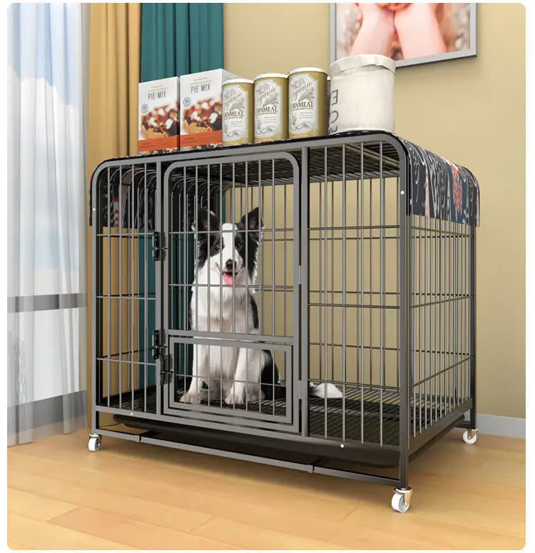 Dog cage Dog cage Large dog Strong mobile dog cage Horse dog Husky special dog cage Bold and thicker