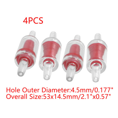 UXCELL Aquarium Air Pump Check Valve Fish Tank One-way Check Valve Tracheal Hose Pipe Carbon Dioxide System Accessories