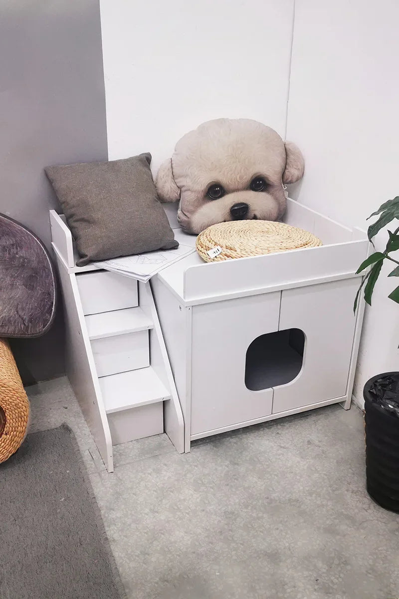 Kennel Four Seasons Universal Wooden Dog House  Dog Villa Internet celebrity Pet House Cat Dog Universal Wooden House