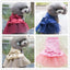 Dog Wedding Dress Cotton Lace Floral Dress For Small Dogs Chihuahua Summer Puppy Dress Pomeranian Princess Tutu Yorkshire Clothe