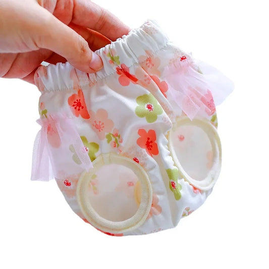 Washable Dog Period Panties Heat Dog Panties Stretchy Reusable Female Dog Diapers for Small Medium Dogs