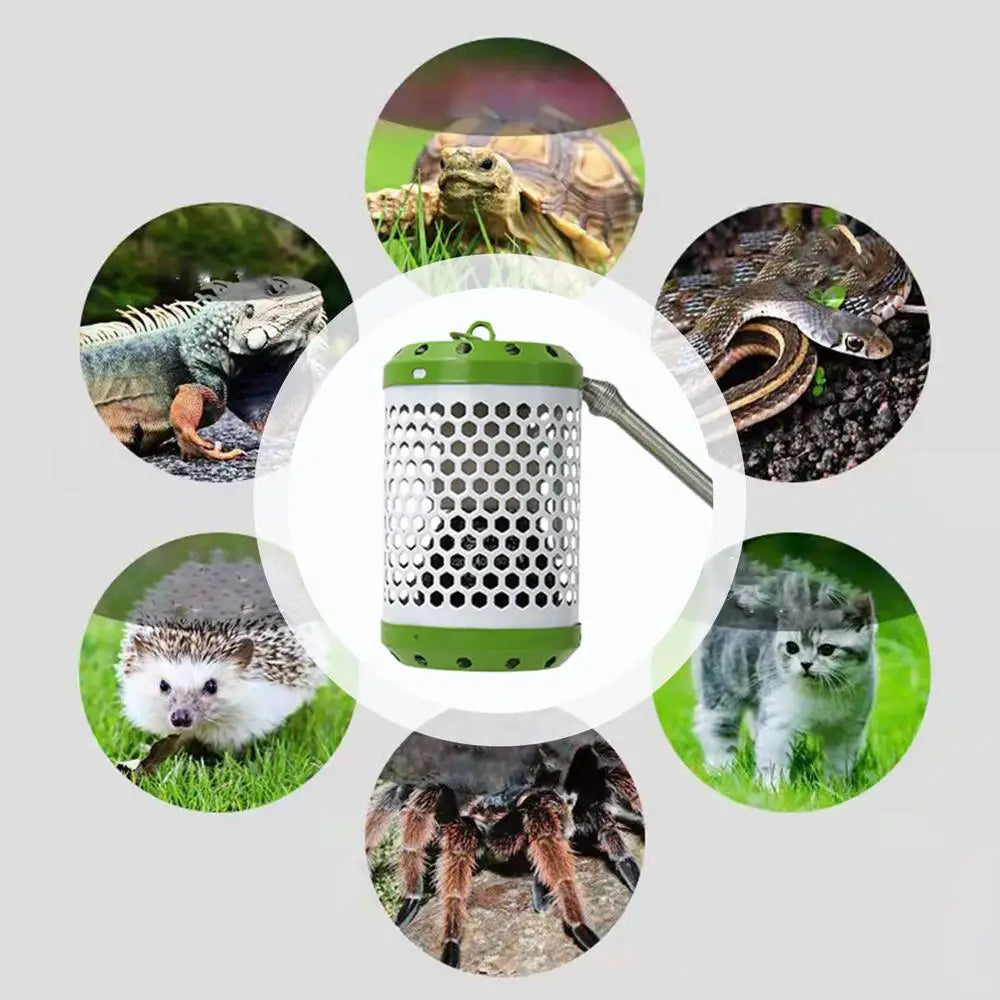 Heat Lamp Guard Reptile Light Anti-Scald Heater Guard Bird Cage Supplies Mesh Cage For Parakeets Chickens Parrots