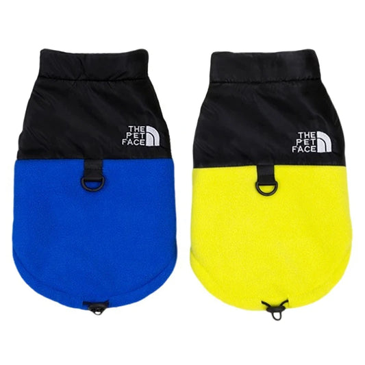 Fleece Dog Jacket Winter Warm Thicken Sherpa Lined Dog Coat for Small Dogs Beagle Puppy, Cold Weather Pet Apparel Winter Clothes