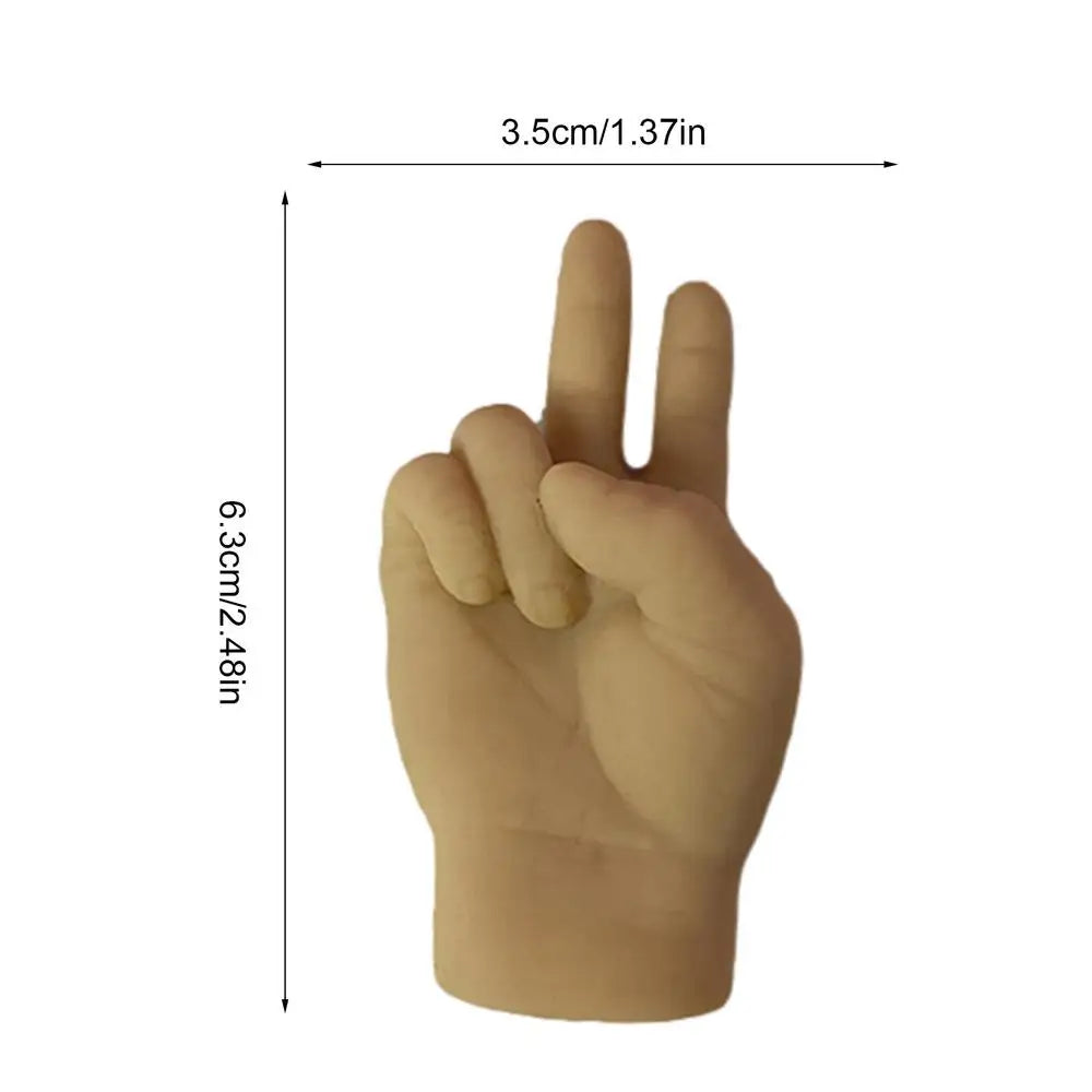 Mini Hands For Cats Paws Mini Finger Puppets Fake Small Finger Hand Puppet Fake Hand Toy Silicone Dog Funny Finger Puppets