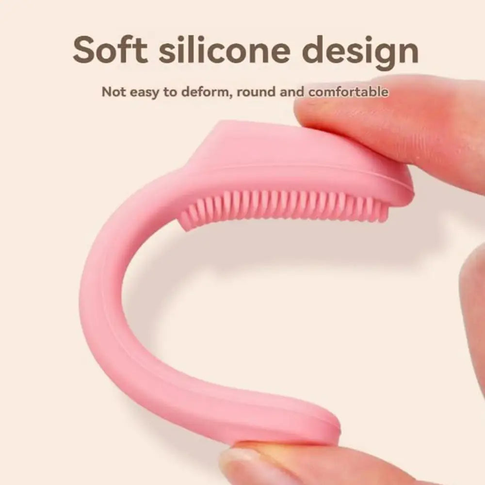 Cat Chin Brush Soft Silicone Grooming Chin Scrubber Non-Slip Multifunctional Finger Pet Supplies Cleaning Brush For Cats & Dogs