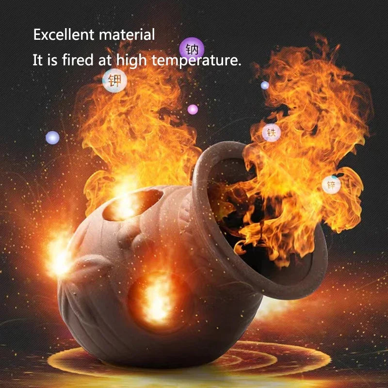 Ceramic House Fish Tank Aquarium Decoration Fish Shrimps Shelter House Pottery Scorpion House Canister Simulation Stone Ornament