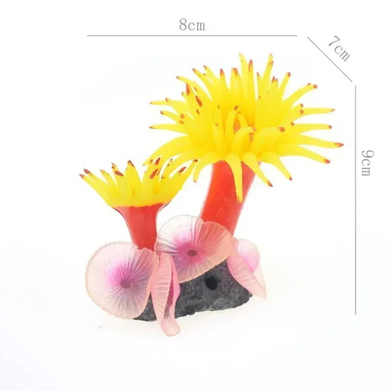 Artificial Underwater Coral  Aquarium Fish Tank Simulation Decoration Aquarium Backgrounds Plants Water Grass Accessories Home