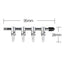 Aquarium 1-8 Way Air Splitter Valve Fish Tank Air Pump Flow Splitter Distributor Pump Valve Tap Lever Control Switch Valve