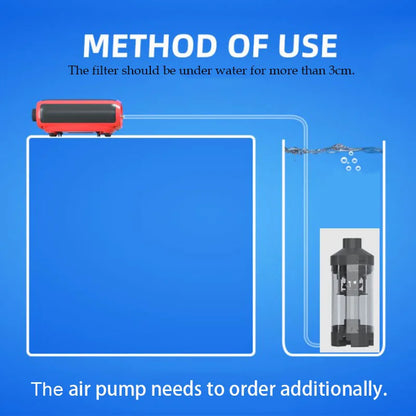 Aquarium Fish Poop Stool Toilet Manure Suction Separator Filter Collector Fish Tank Cleaning Sponges Filters Oxygen Increasing