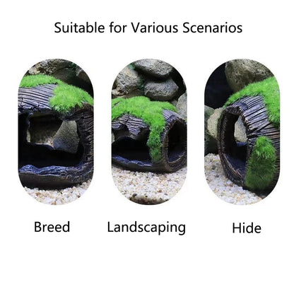1Pcs Artificial Aquarium Decoration Shelter Ornament Cask Decor Resin Landscaping House for Fish Accessories for Aquarium Stuff
