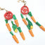 Natural Straw Rope Carrot Hamster Molar Chew toy Small Pets Toys For Hamster Rabbit Grinding Groducts Gnaw Toy Supplies New