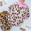 Pet Dog Clothes T-shirt Leopard Print Spring and Autumn Warm Big Dog Large Dog Two Feet Plus Down Golden Retriever Dog Clothes