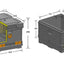 Benefitbee PP material beekeeping bee hives Langstroth plastic double layers beehive