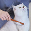 Cat Comb Stainless Steel Pet Hair Remover Wooden Handle Cat Hair Comb Pet Grooming Massage Dog Brush Cleaning Tool Pets Supplies