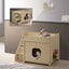Kennel Four Seasons Universal Wooden Dog House  Dog Villa Internet celebrity Pet House Cat Dog Universal Wooden House