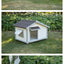 Outdoor dog house dog house Small and medium-sized dog solid wood villa Warm and rainproof in winter Samoyed outdoor kennel