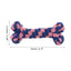 Uxcell Dogs Chew Toys Teeth Cleaning Cotton Rope Puppy Teethings Chewer Durable Braided Bite Resistant Chewing Doll Pet Supplies