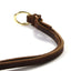 Real Leather Martingale Dog Collar Soft Wide Genuine Leather Dog Collar Adjustable for Medium Large Dogs Pet Training Supplies