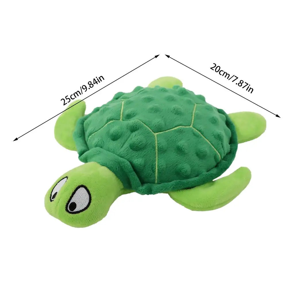 Plush Sea Turtle Dog Toy Sound Chew Pet Squeaky Toys Squeaky Dog Chewing Toy Plush Chewing Toys for  Dog Puppy Outdoor Playing