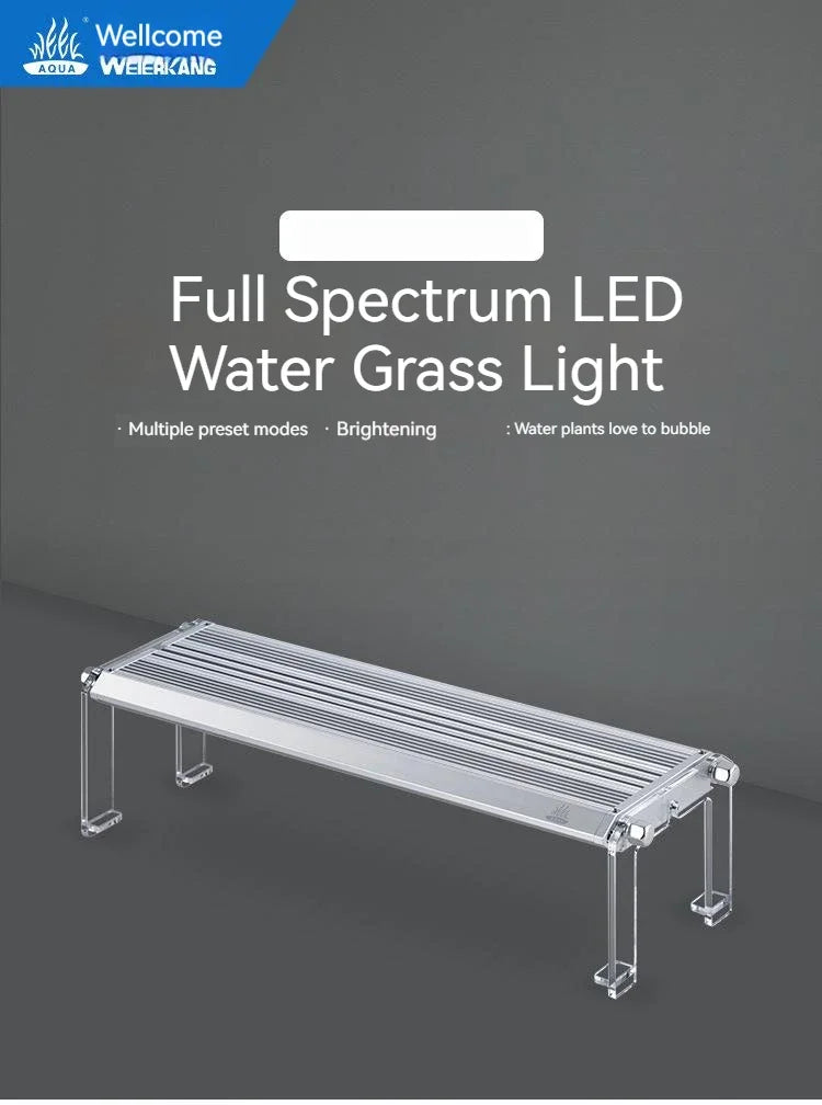 Aquarium Lighting APP Control WEEK AQUA M Series LED Full Spectrum Plant Grow Light with Cycle Timer Telescopic Fish Tank Light
