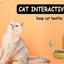 Interactive Cat Toy for Indoor Cats, Ultra Fun Smart Interactive Kitten Toy, Automatic Pet Feather Exercise Toys 360° Rotating