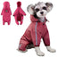 Puppy Raincoat Water-resistant Dog Overalls Raincoat Waterproof Dog Clothes Reflective Small Dogs Rain Jumpsuit Pet Accessories