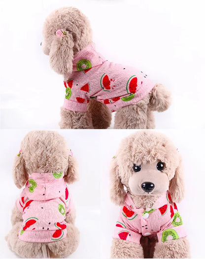 Ultra Thin Transparent Pet Dog Sun Protection Hoodie Clothes For Small Dogs Chihuahua Puppy Cat Summer Vest Shirt French Bulldog