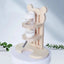 Adjustable Wooden Small Pets Water Drinking Bottle Holder Feeding Bottles Stand Auto Dispenser Holder Guinea Pigs Chinchillas
