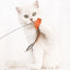 Simulation Bird Interactive Cat Toys Funny Feather Bird with Bell Cat Stick Toy for Kitten Playing Teaser Wand Toys Cat Supplies