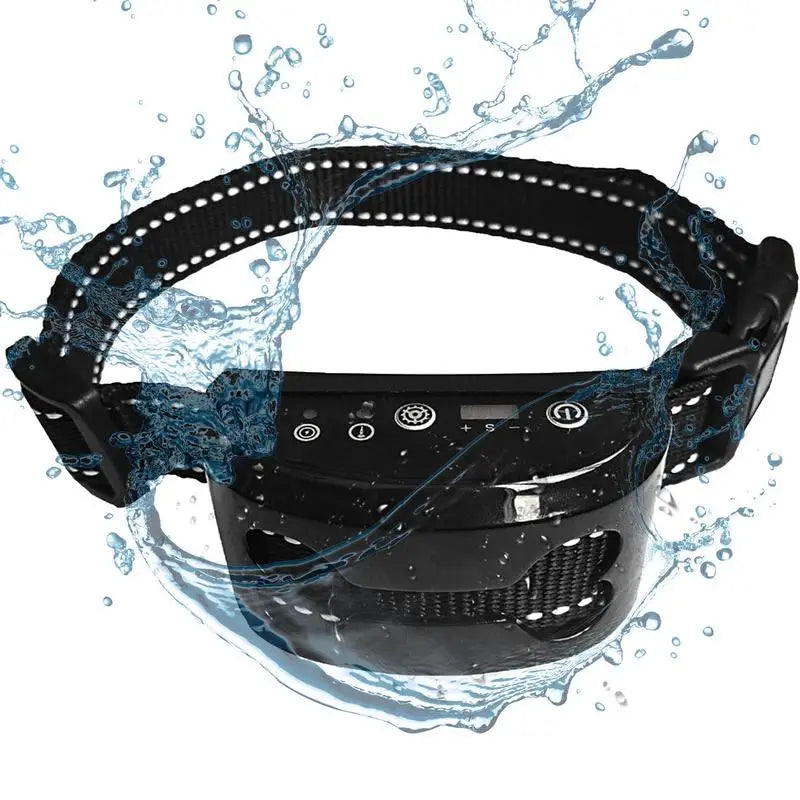 Waterproof IPX4 Auto Anti Barking Collar Vibration Electric Shock Sound Vests Anti Humane Bark Collar Rechargeable ShockSafe Toy