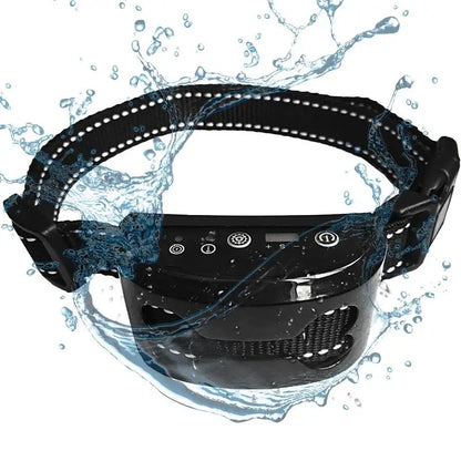 Waterproof IPX4 Auto Anti Barking Collar Vibration Electric Shock Sound Vests Anti Humane Bark Collar Rechargeable ShockSafe Toy