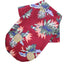Summer Pet Printed Clothes For Dogs Floral Beach Shirt Jacket Floral T-Shirt Hawaiian For Small Large Dog Chihuahua Pets Outfits