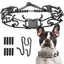 Effective Pinch Dog Training Collar with Quick Release Buckle Adjustable Detachable Prong Choke Collar for Medium Large Dogs