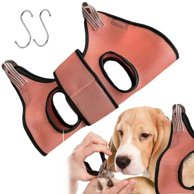 Cat Holder For Grooming Hanging Harness Dog Holder Pet Hammock Restraint Bag For Anti Scratch Bite Cleaning Bathing Nail