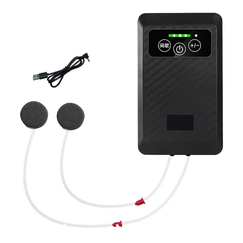 Rechargeable Air Pump Aquarium Oxygen Aerator Fish Tank Oxygenator Adjustable Quiet Air Pump Waterproof Silent Aquarium Oxygen