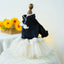 Sweet Princess Female Puppy Summer Clothes Wedding Party Dress for Dogs White Lace French Bulldog Small Medium Pet Cat Clothing