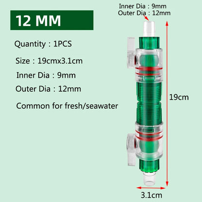 Aquarium Water Control Valve Hose Double Tap Quick Release Connector Fish Tank Filter Barrel Replace Connector acuarios 12/16mm