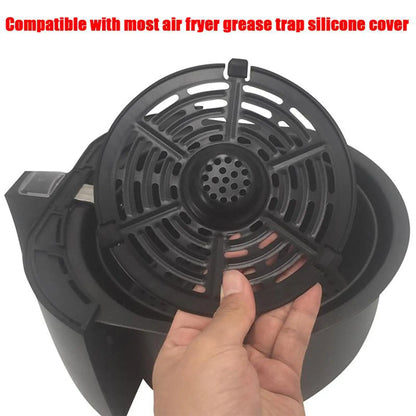 Air Fryer Rubber Bumpers Black Air Fryer Scratch Protection Air Kitchen Tray Fryer Replace Parts Accessories Cover Rubber W1T4